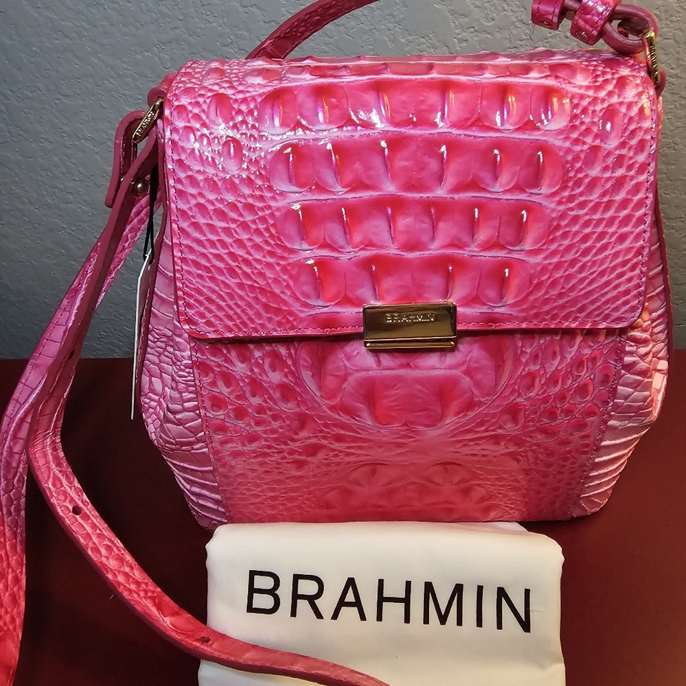 Brahmin Margo Pink Cosmo NWT